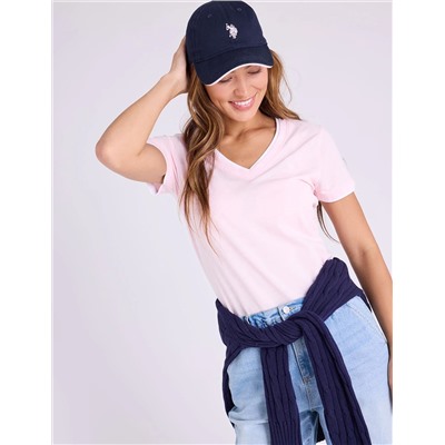 DOUBLE BAND V-NECK T-SHIRT