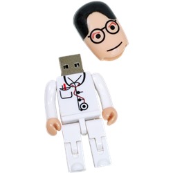 UA Medical Professional Doctor In White 8GB USB Drive