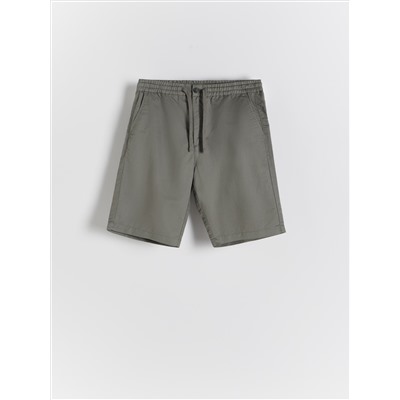 Chino-Shorts mit hohem Leinenanteil