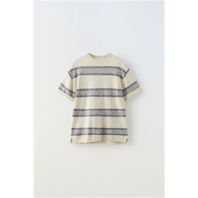CAMISETA PUNTO TRICOT RAYAS