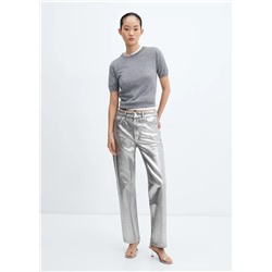 Jeans rectos foil