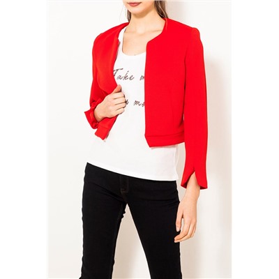 Chaqueta corta Rojo