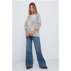 Jersey rombos jaspeado