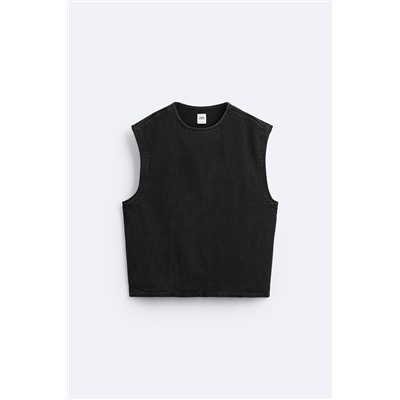 CAMISETA TANK DENIM