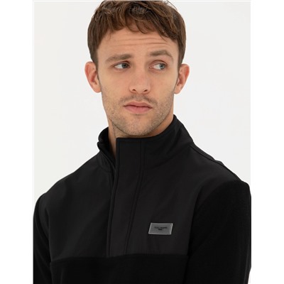 Siyah Regular Fit Sweatshirt