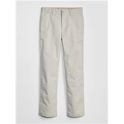 Kids Uniform Straight Khakis with Gap Shield