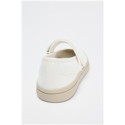 FABRIC STRAPPY BALLERINAS