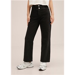 Jeans rectos tiro alto