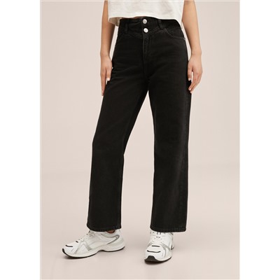 Jeans rectos tiro alto