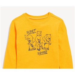 Long-Sleeve Graphic T-Shirt for Toddler Boys