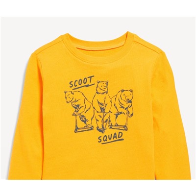 Long-Sleeve Graphic T-Shirt for Toddler Boys