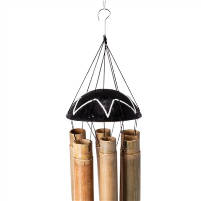 Windspiel aus Bambus