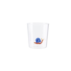 Violet Borosilikat Cam Bardak - Sarı/Mavi - 350 ml