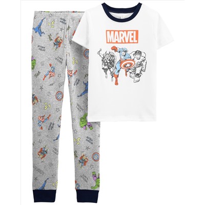 2-Piece 100% Snug Fit Cotton PJs