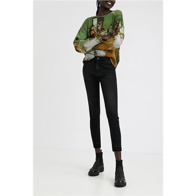 Pantalón vaquero skinny tobillero