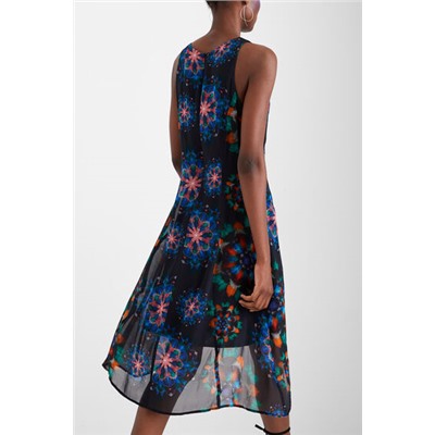 Vestido estampado galáctico