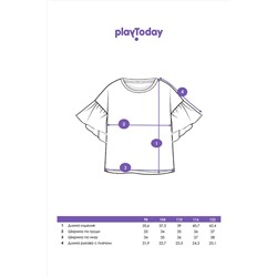 Футболка PLAYTODAY, 1121414