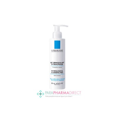 La Roche Posay Lait Démaquillant Physiologique Peaux Sèches 200ml