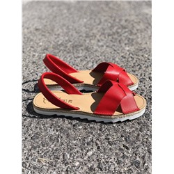 КОМБО AB. ZAPATOS Cruz-Yute ROJO+PELLE · LUX АКЦИЯ