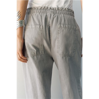 ZW COLLECTION LOOSE FIT LOW-RISE JEANS