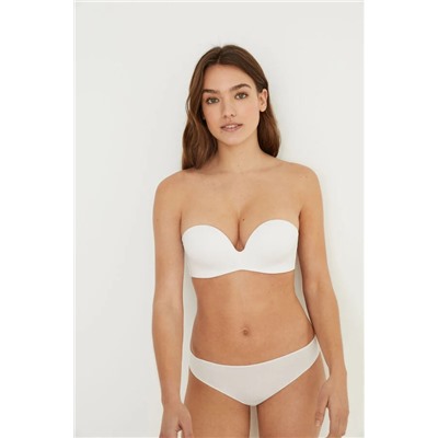 SUPERB Sujetador sin tirantes súper push up microfibra