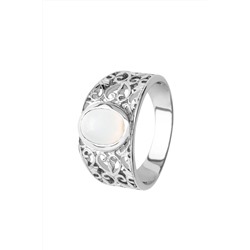 Anillo Plata y piedra de luna