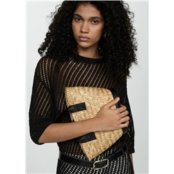 Jersey crochet manga corta