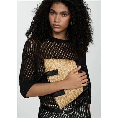 Jersey crochet manga corta