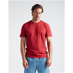Basic T-shirt, Men, Dark Red
