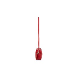Bandolera de piel Gaby Rojo