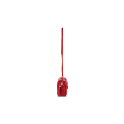 Bandolera de piel Gaby Rojo