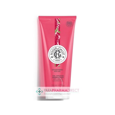 Roger & Gallet Gingembre Rouge - Gel Douche Bienfaisant 200 ml
