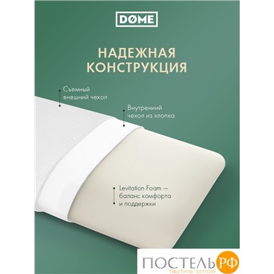 Dome ТИСТЕД КЛАССИК бел Подушка анатомическая 50х34х7, 1 пр., плстр/пенополиуретан