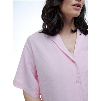 Hemdbluse mit hohem Tencel™ Modal-Anteil