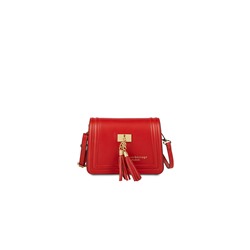 Bandolera de piel Core Rojo