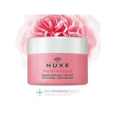 Nuxe Insta-Masque Exfoliant + Unifiant Rose & Macadamia 50ml