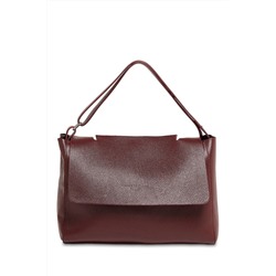 Bolso de piel Bage Burdeos