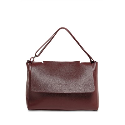 Bolso de piel Bage Burdeos