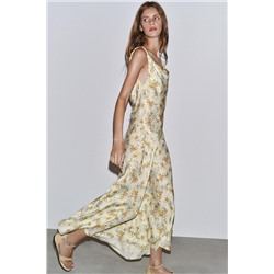 ZW COLLECTION PRINTED SATIN DRESS