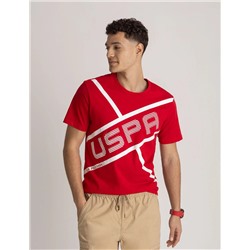 USPA LINEAR GRAPHIC JERSEY T-SHIRT