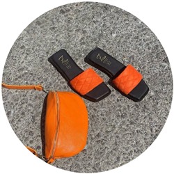 Ab.Zapatos 3420 mandarina+Pelle Cinturon (250) АКЦИЯ