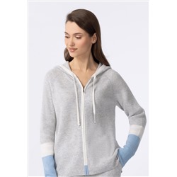 W24-00CH0614 Джемпер на молнии с капюшоном