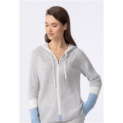 W24-00CH0614 Джемпер на молнии с капюшоном