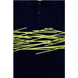 Erkek Lacivert Polo Yaka Tişört