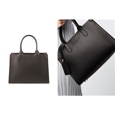Bolso de piel Pure Negro