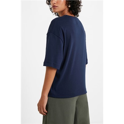 Camiseta bolsillo flores