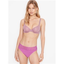 VICTORIA'S SECRET Lace Waist Cotton Brief Panty
