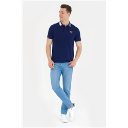 Erkek Lacivert Polo Yaka Tişört