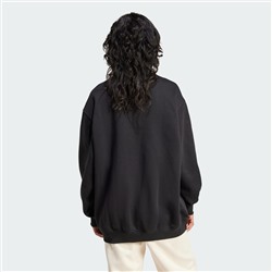 ADIDAS ESSENTIALS FLEECE LONG OVERSIZED CREW SWEATSHIRT