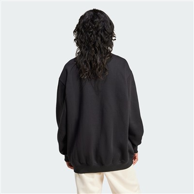 ADIDAS ESSENTIALS FLEECE LONG OVERSIZED CREW SWEATSHIRT